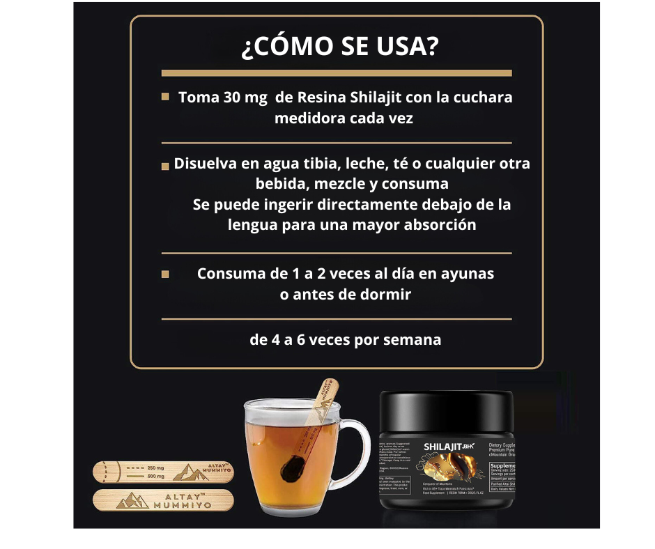 SHILAJIT - Transforma tu salud - PROMOCION POR TIEMPO LIMITADO
