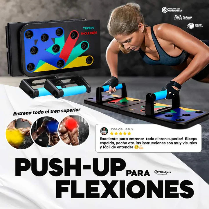 Flex Body® | Tablero de Push Up MULTIUSOS