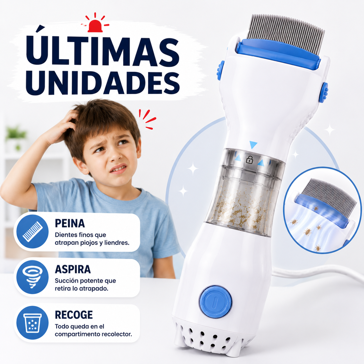 ⭐ LiceVac™ – Peine Aspirador Antipiojos