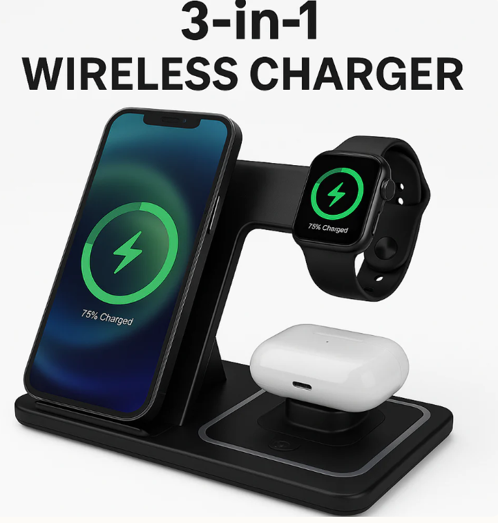 AirPower 3 en 1 – Potencia rápida y organizada