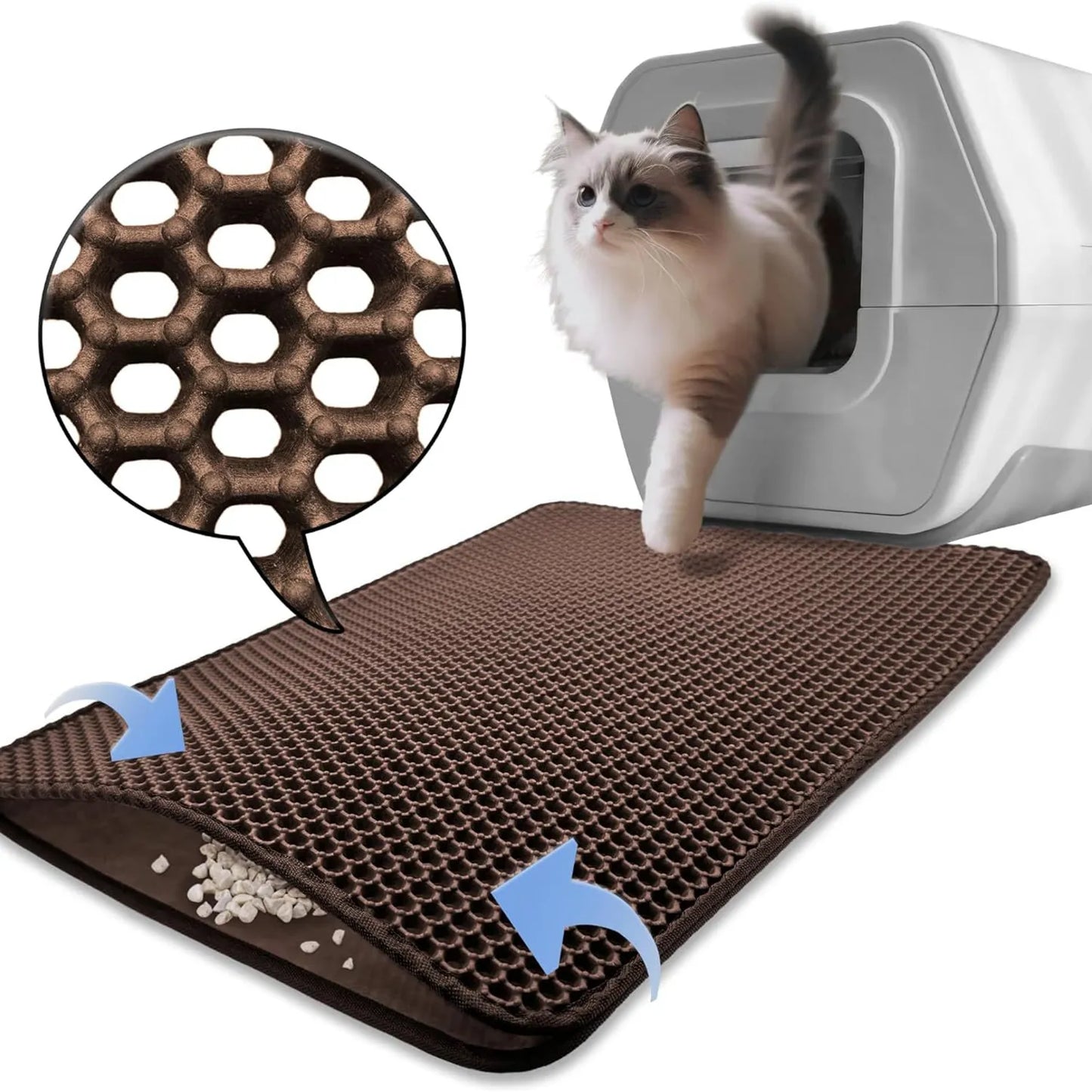 Tapete arenero gato